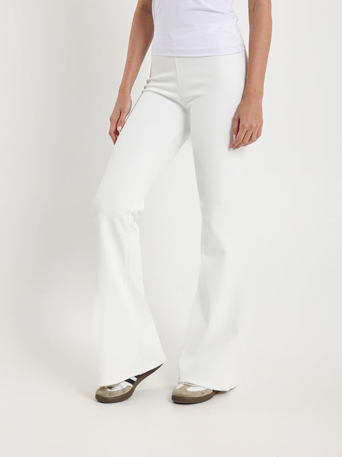 Ribbed Flared Pants