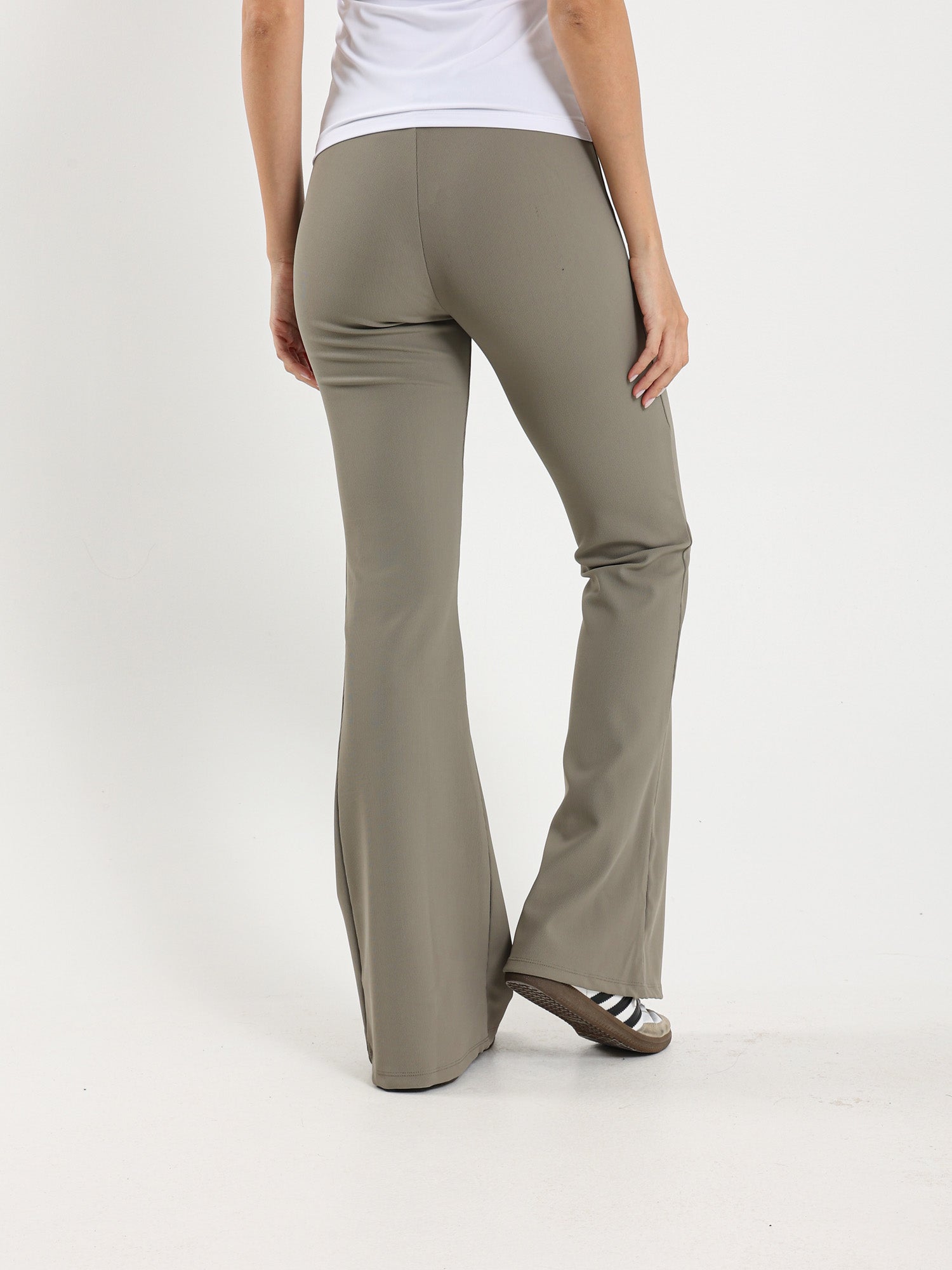 Ribbed Flared Pants