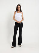 Ribbed Flared Pants