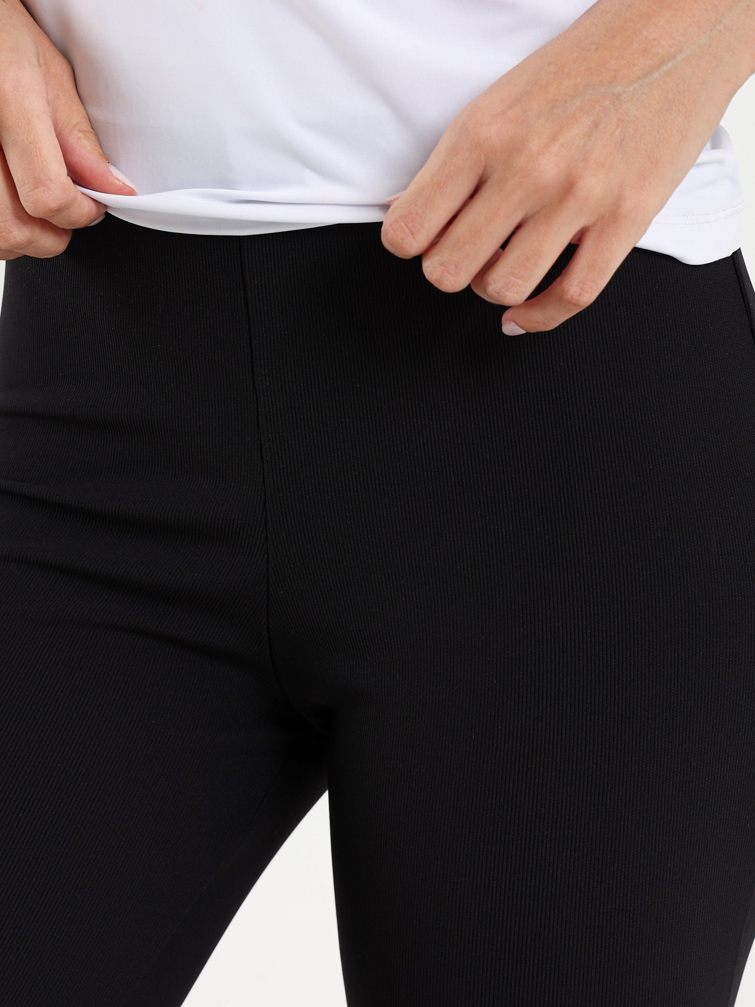 Ribbed Flared Pants