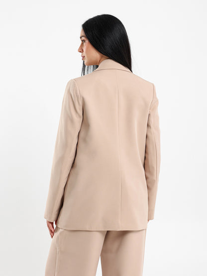 Double-Breasted Loose-Fit Blazer
