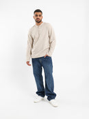 Granded Collar Long Sleeve T-Shirt
