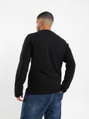 Granded Collar Long Sleeve T-Shirt