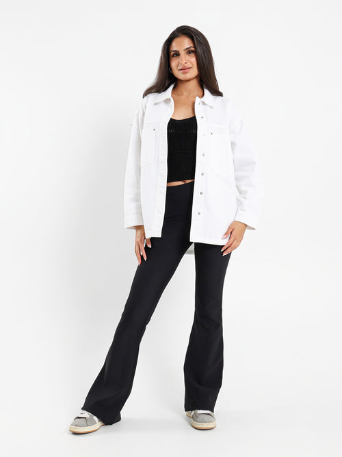 جاكيت دينيم واسع