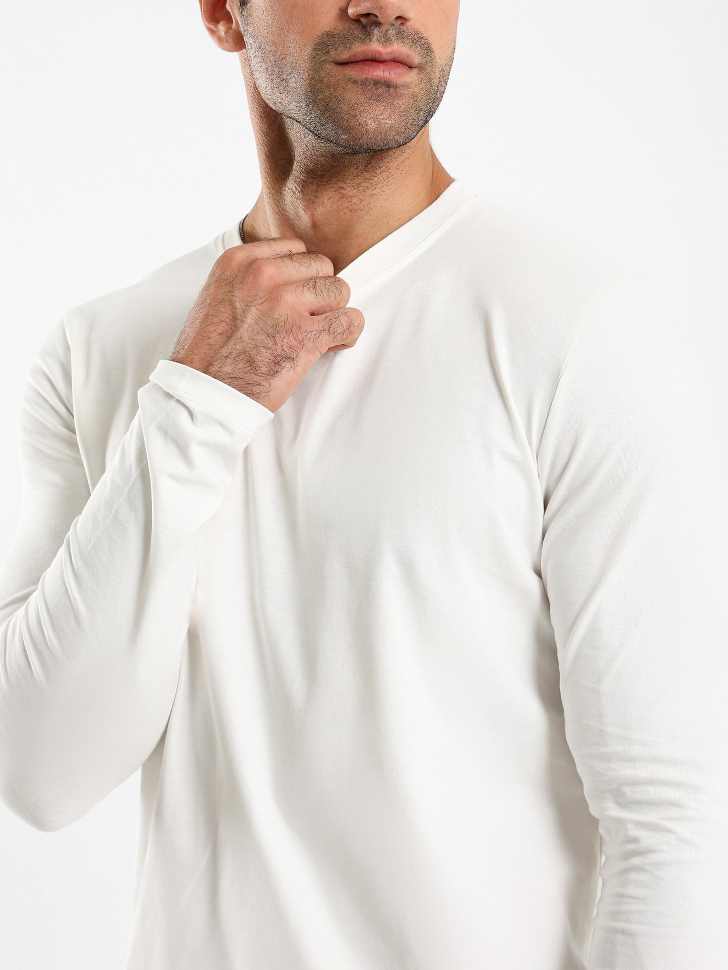Regular Fit Heavy Jersey Long Sleeve T-Shirt