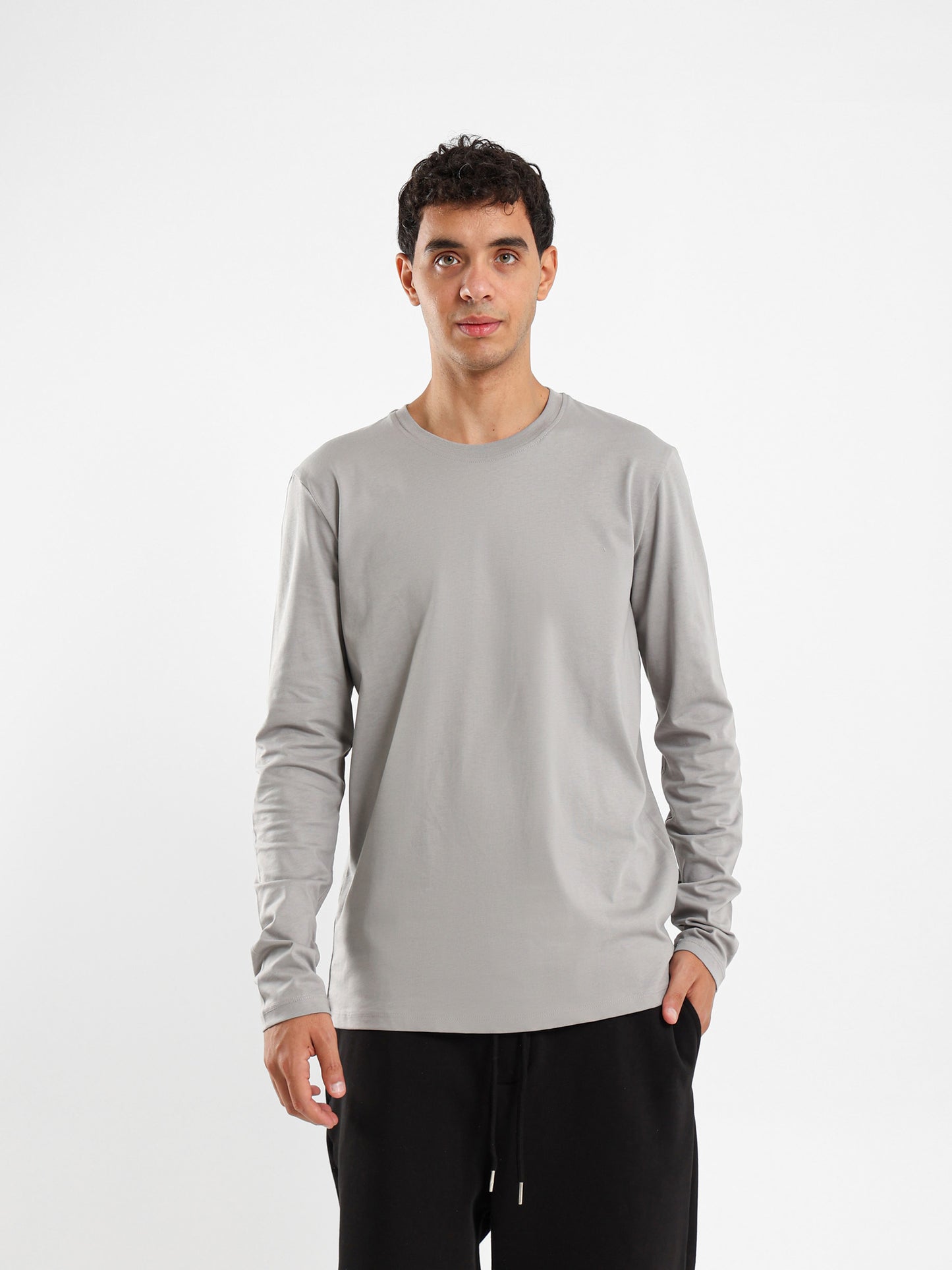 Regular Fit Heavy Jersey Long Sleeve T-Shirt