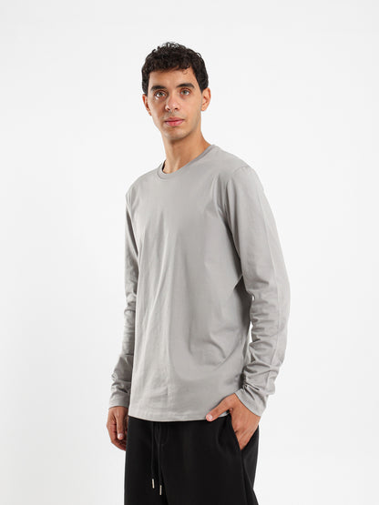 Regular Fit Heavy Jersey Long Sleeve T-Shirt