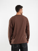 Oversized Heavy Jersey T-Shirt with Front Print