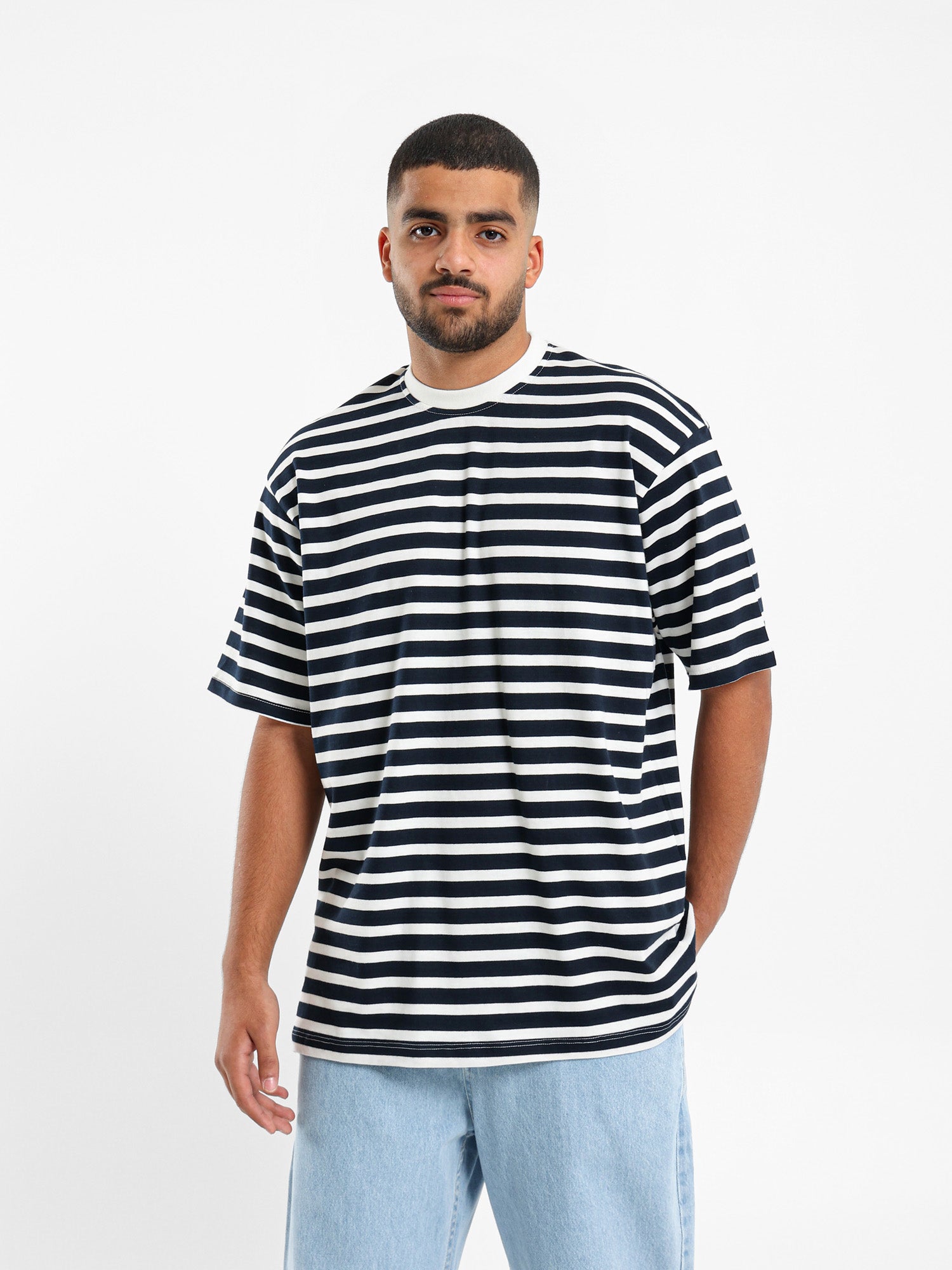 Striped Crew Neck T-Shirt