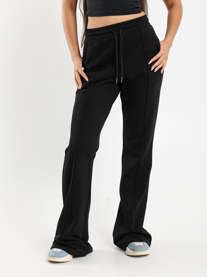 Flared Front Seam Pants