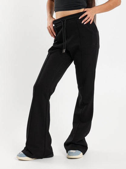Flared Front Seam Pants