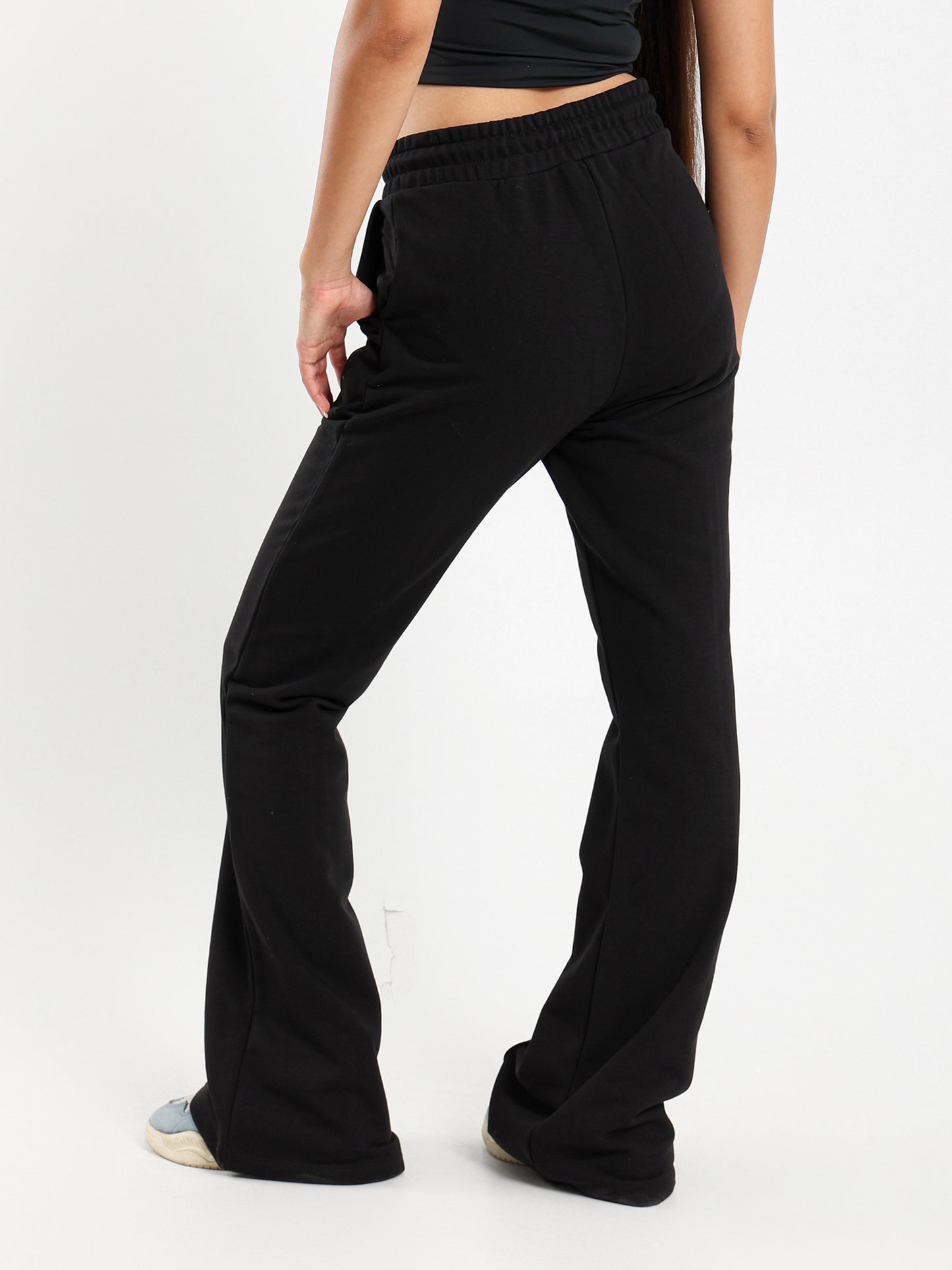 Flared Front Seam Pants
