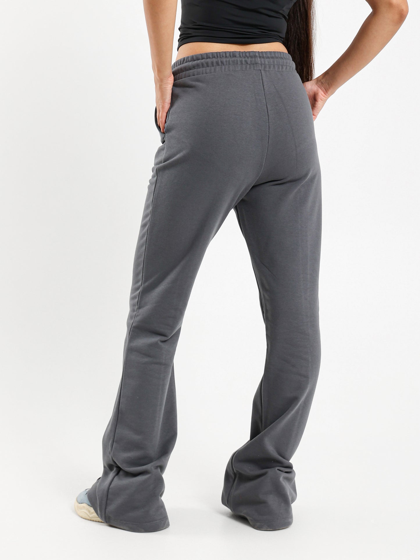 Flared Front Seam Pants