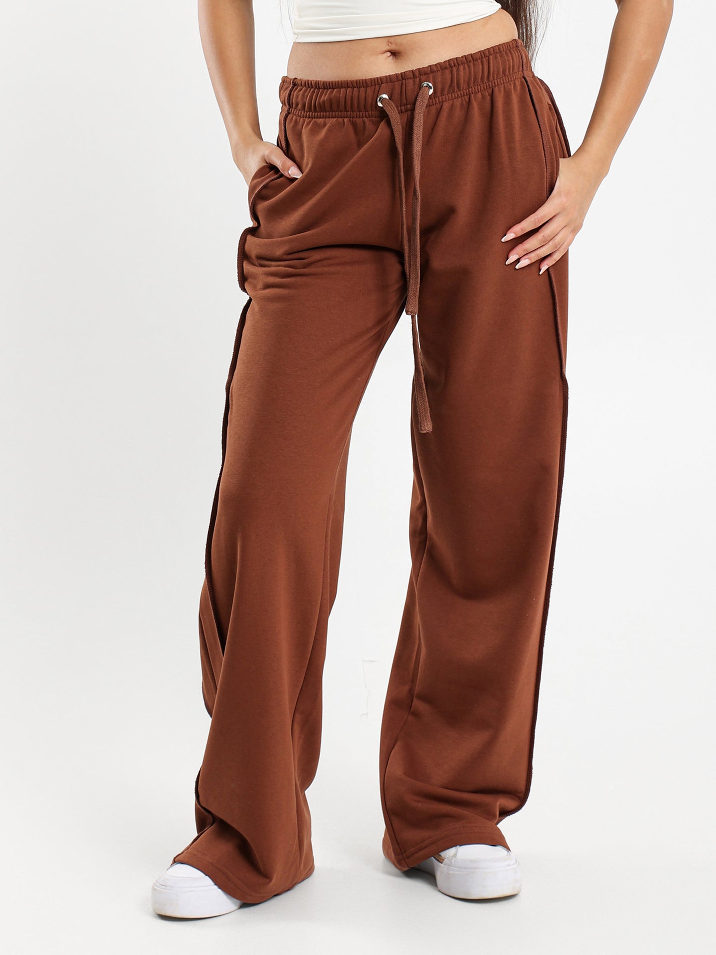 Seam Detail Straight Leg Jogger