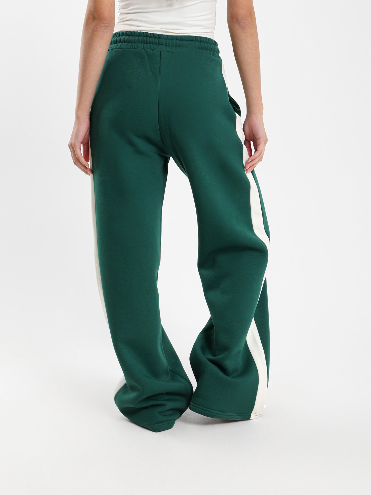 Wide Leg Side Stripe