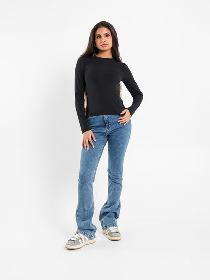 Polyamide Round Neck Top