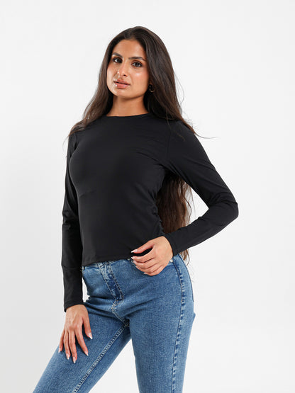 Polyamide Round Neck Top