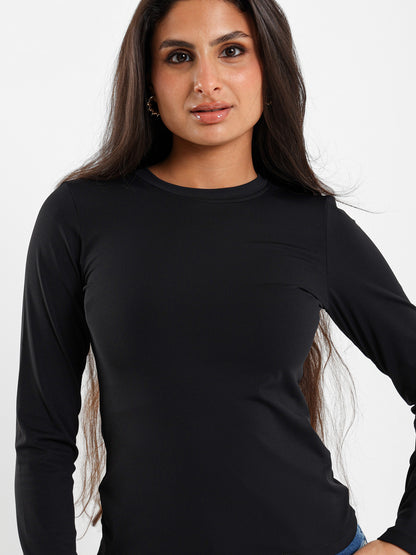 Polyamide Round Neck Top