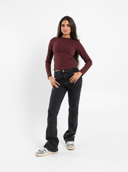 Polyamide Round Neck Top