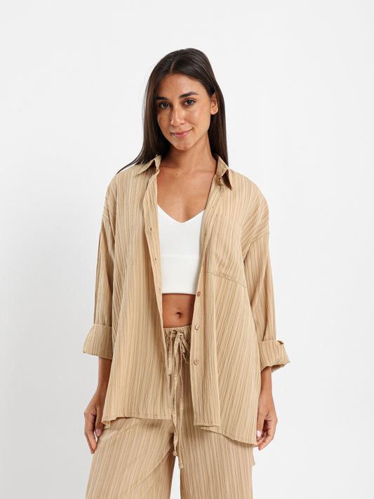 Textured Loose Shirt