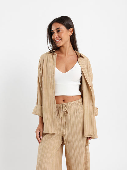 Textured Loose Shirt