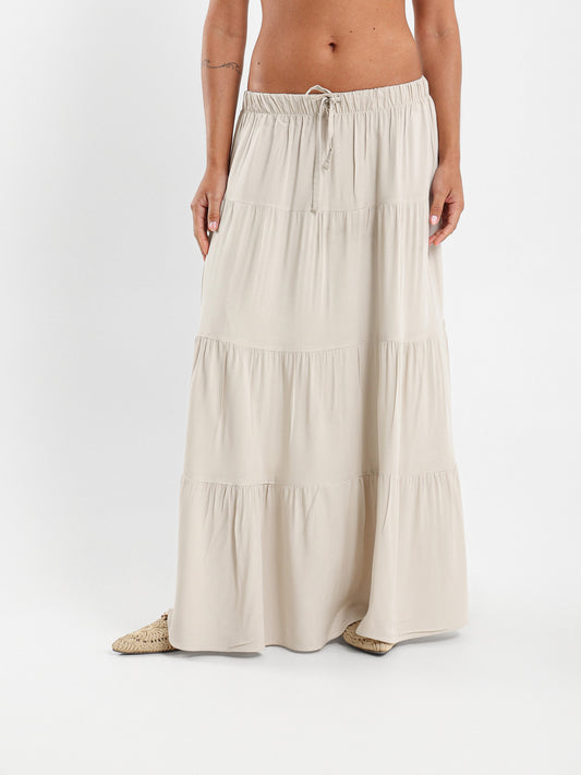 Long Tiered Skirt
