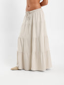 Long Tiered Skirt