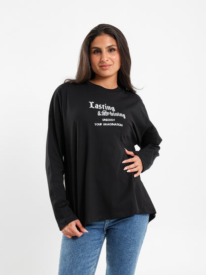 Long Sleeves Oversized T-Shirt