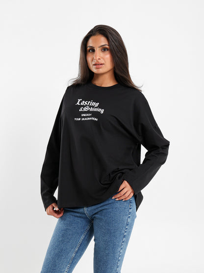 Long Sleeves Oversized T-Shirt