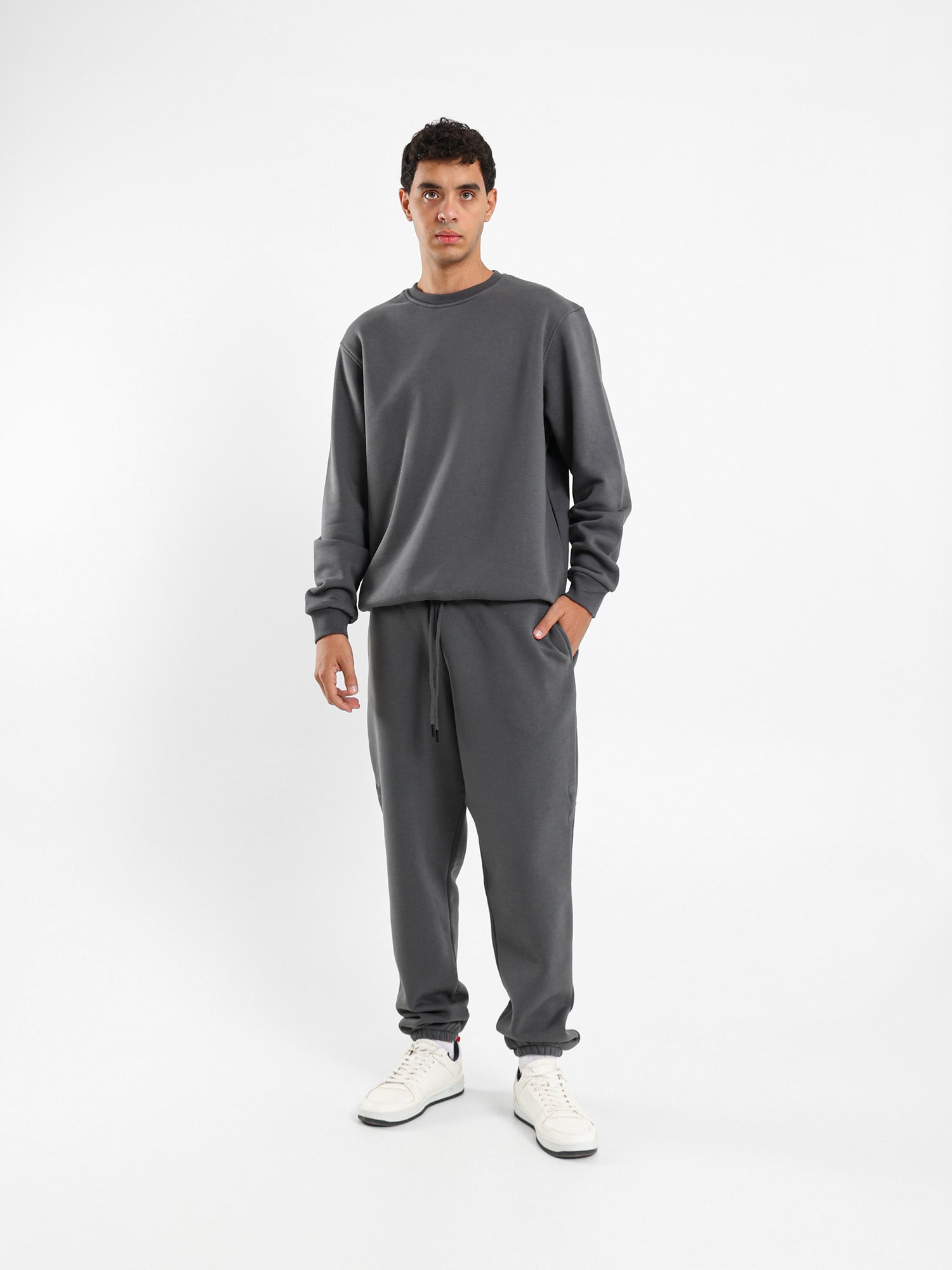 Relaxed Fit Round Neck Sweatshirt