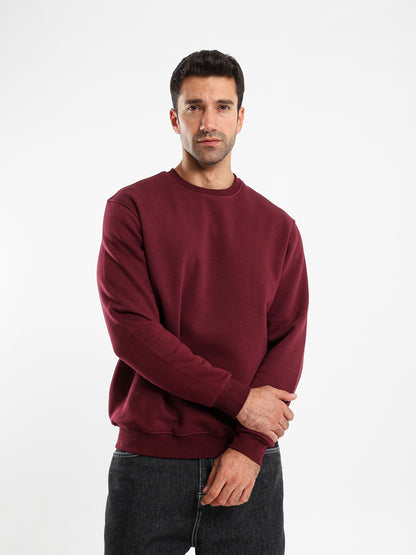 Relaxed Fit Round Neck Sweatshirt