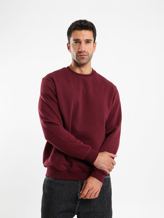 Relaxed Fit Round Neck Sweatshirt