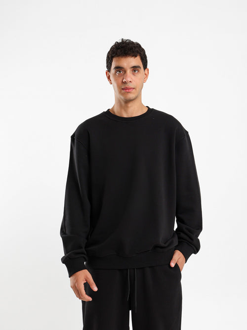 Relaxed Fit Round Neck Sweatshirt