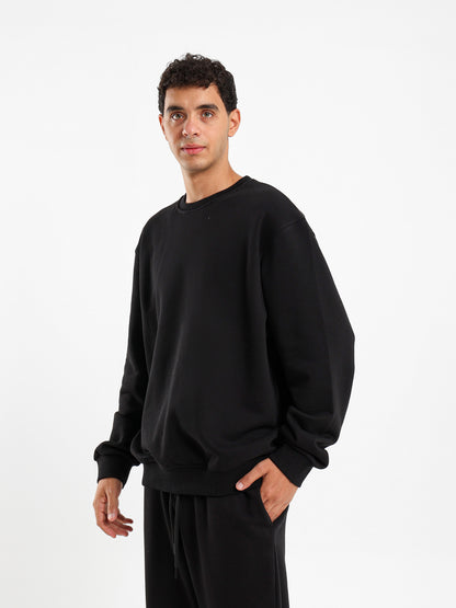 Relaxed Fit Round Neck Sweatshirt