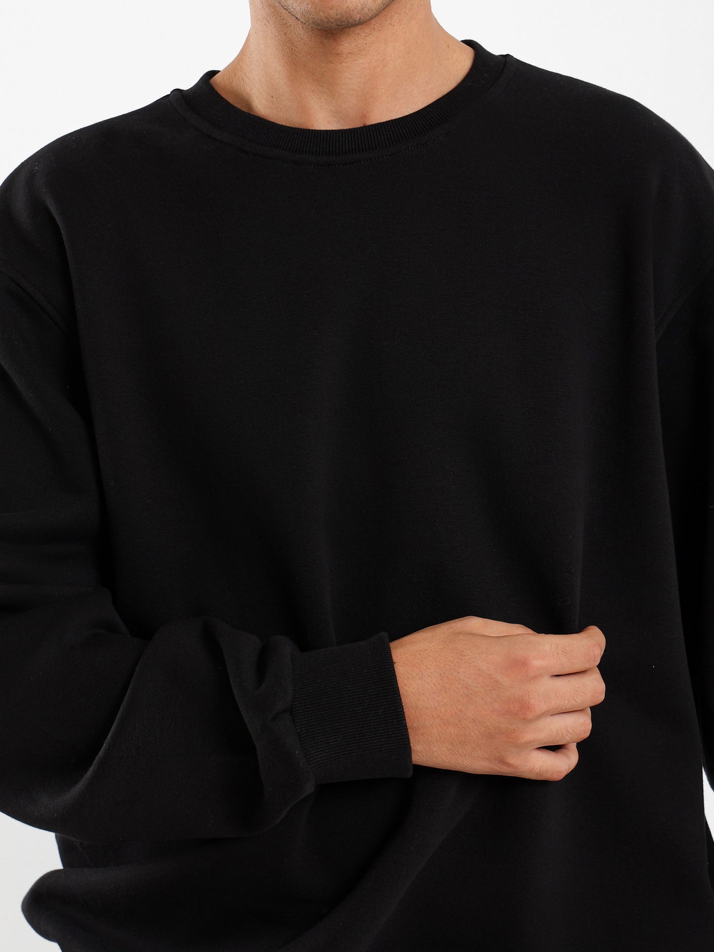 Relaxed Fit Round Neck Sweatshirt