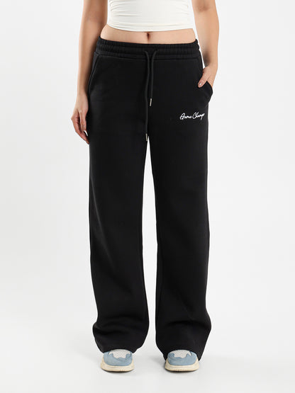 Printed Boxy Wide-Leg Pants