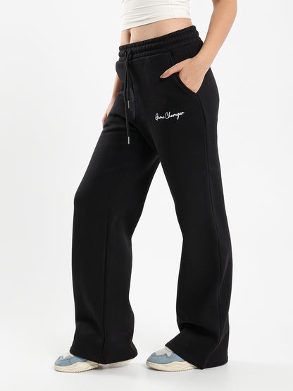 Printed Boxy Wide-Leg Pants