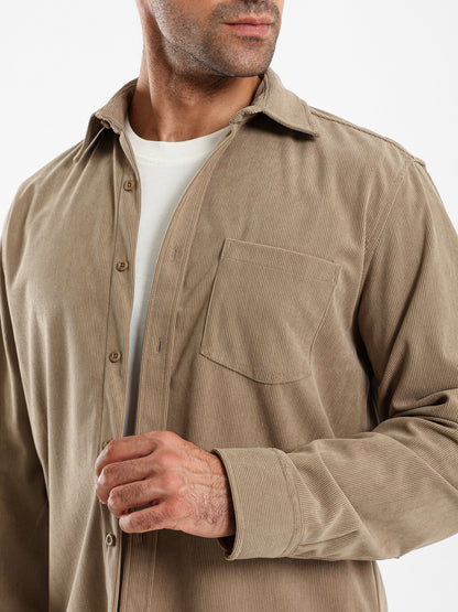 Relaxed Fit Corduroy Shirt