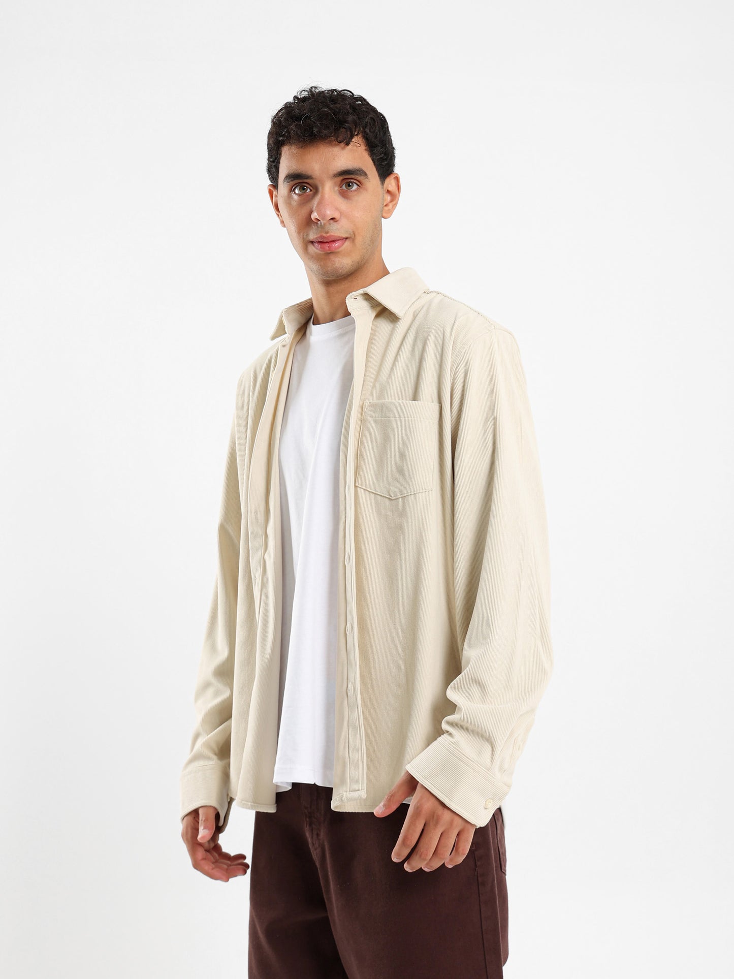Relaxed Fit Corduroy Shirt