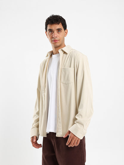 Relaxed Fit Corduroy Shirt