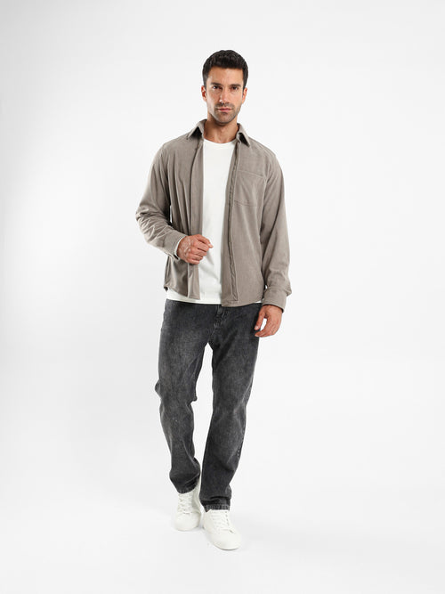 Relaxed Fit Corduroy Shirt