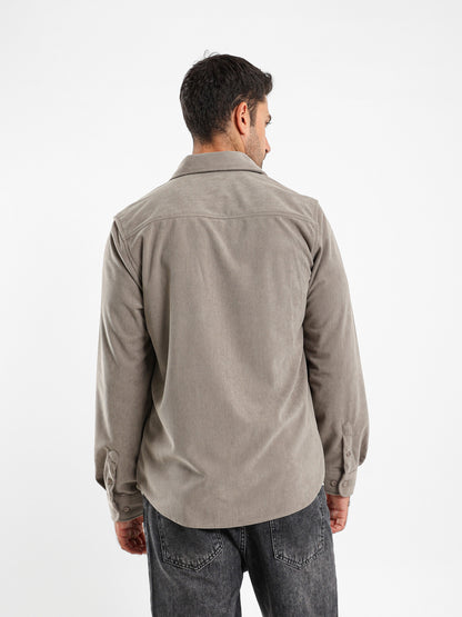 Relaxed Fit Corduroy Shirt