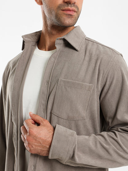 Relaxed Fit Corduroy Shirt