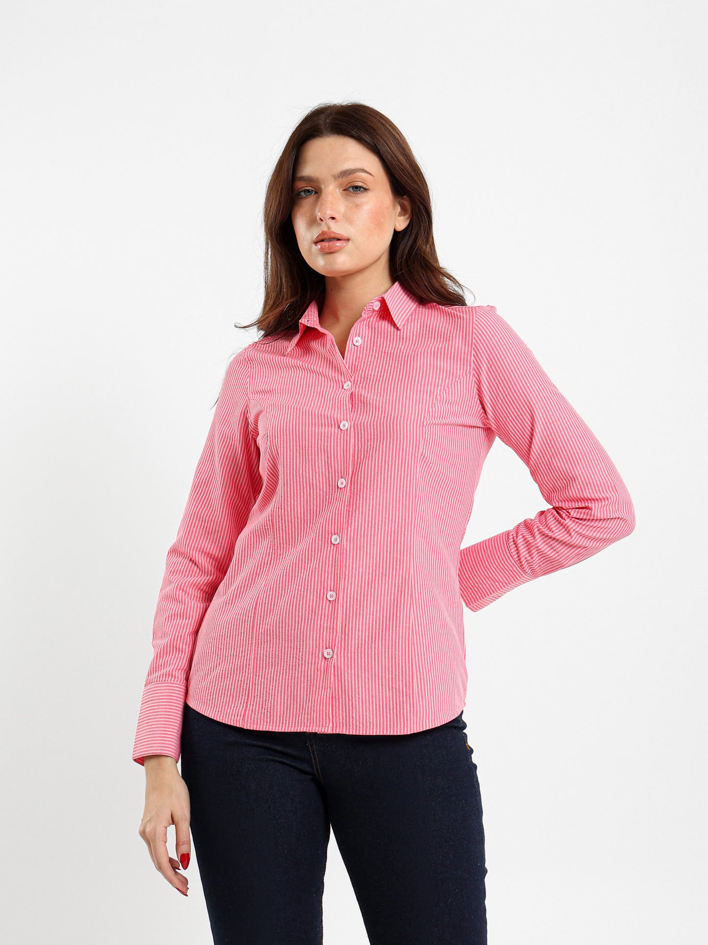 Striped Poplin Shirt