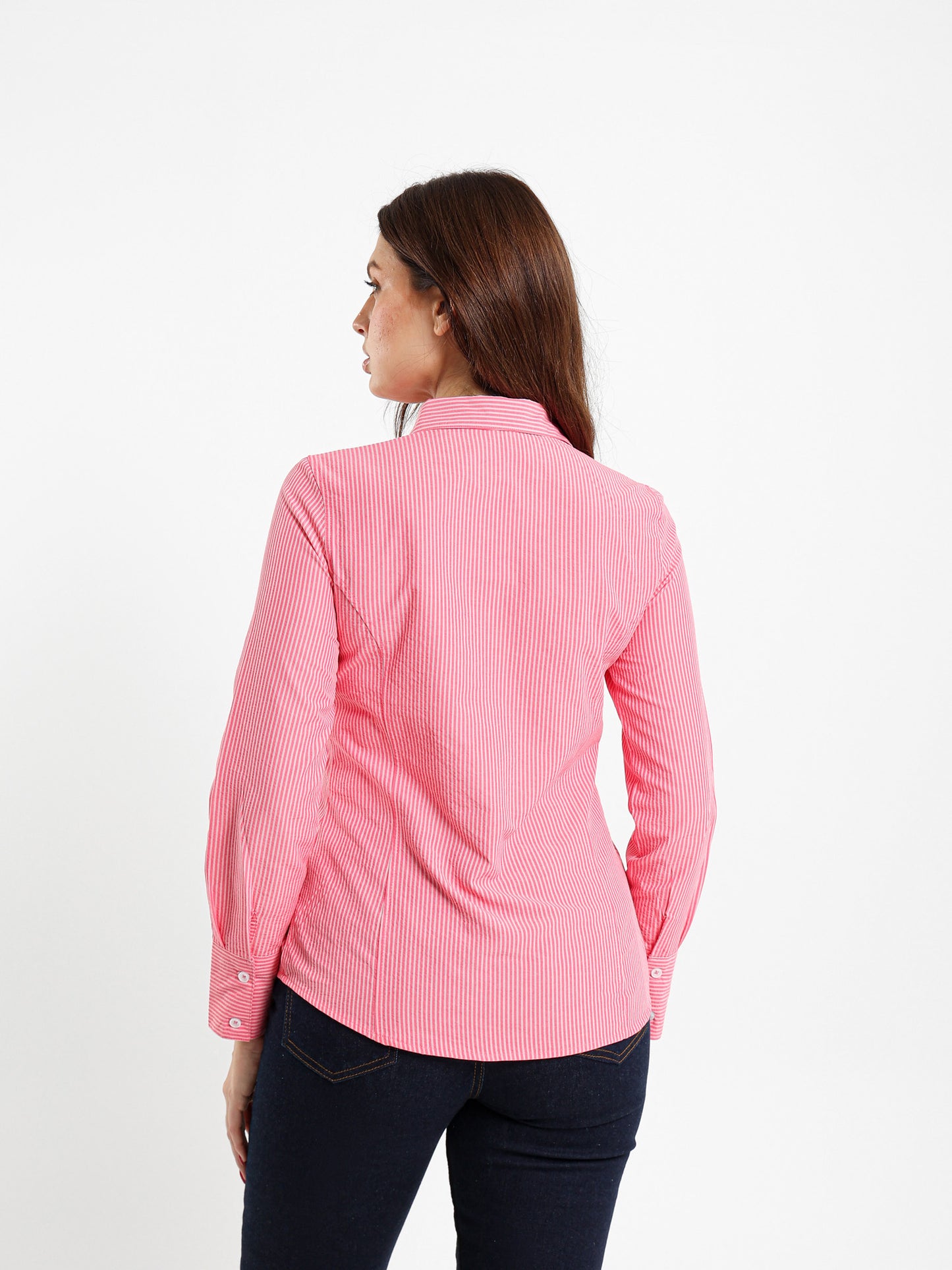 Striped Poplin Shirt