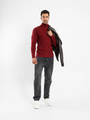 Regular Fit High Neck Pullover