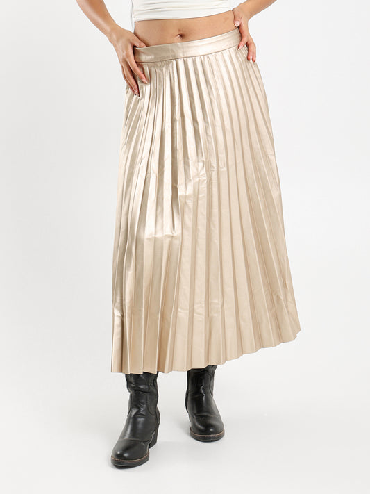 Gold Metallic Midi