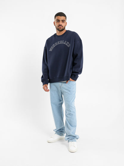 Wonderland Front Print Sweatshirt