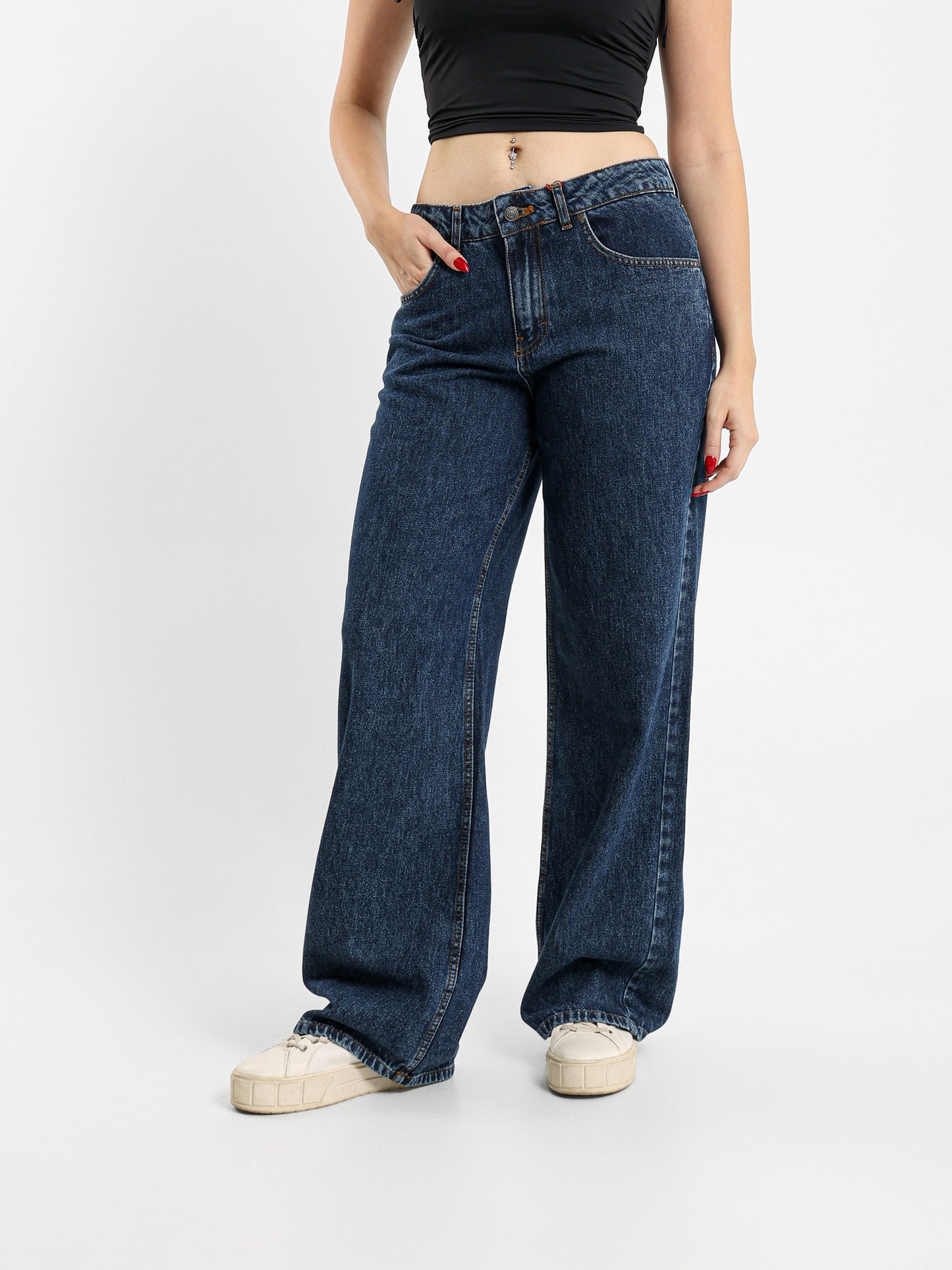 Wide-Leg Jeans
