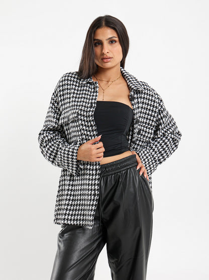 Houndstooth Overshirt